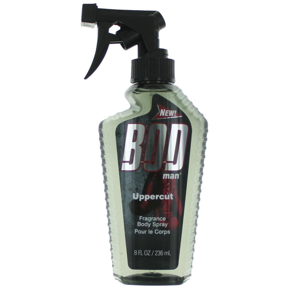 Bottle of Bod Man Uppercut by Parfums De Coeur, 8 oz Frgrance Body Spray for Men